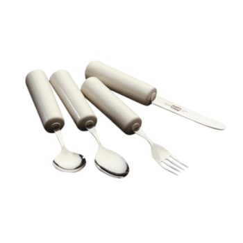 Queens cutlery set with easy large grips