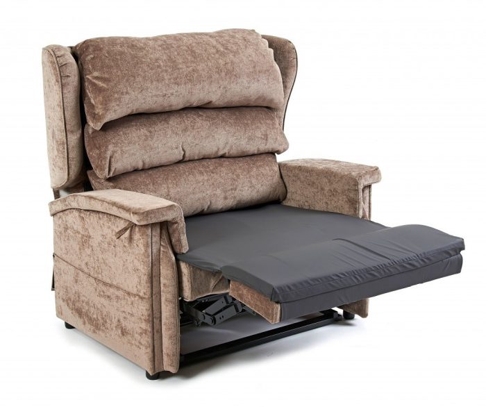 Bariatric Supa recliner chair with legrest raised
