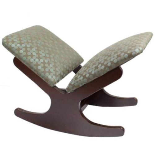 Oscar foot rest with a curved rocking style base to assist in finding the most comfortable position