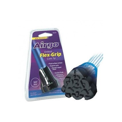 Airgo brand flex-grip cain tip