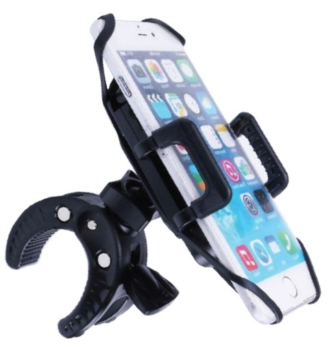 mobile phone holder for mounting on mobility scooter
